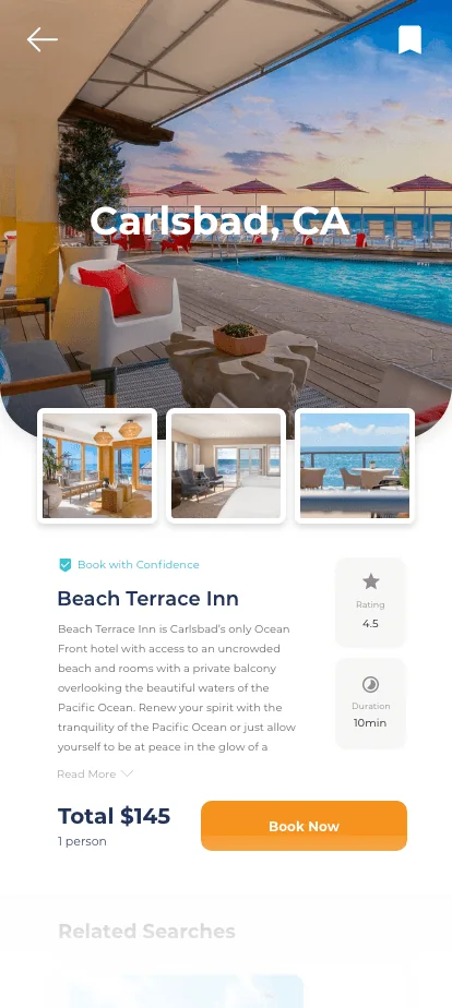 Property detail screen